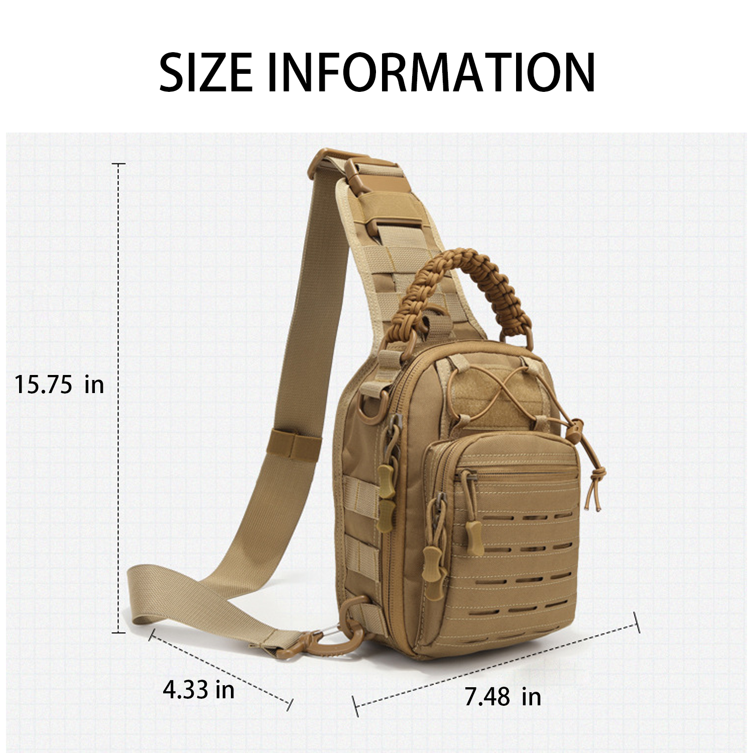 Multifunction Tactical Sling Chest Bag Pack 2