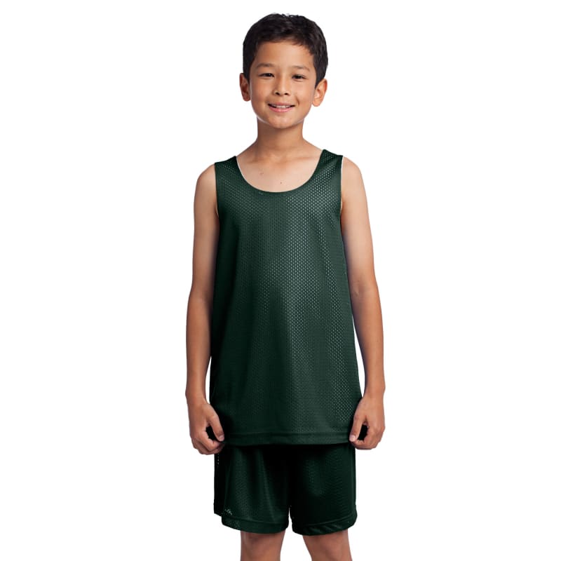 Sport-Tek Youth PosiCharge Classic Mesh Reversible Tank. 9
