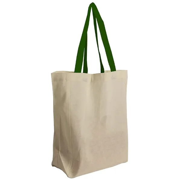 Brunch Cotton Grocery Tote Bag -10x14x5 3