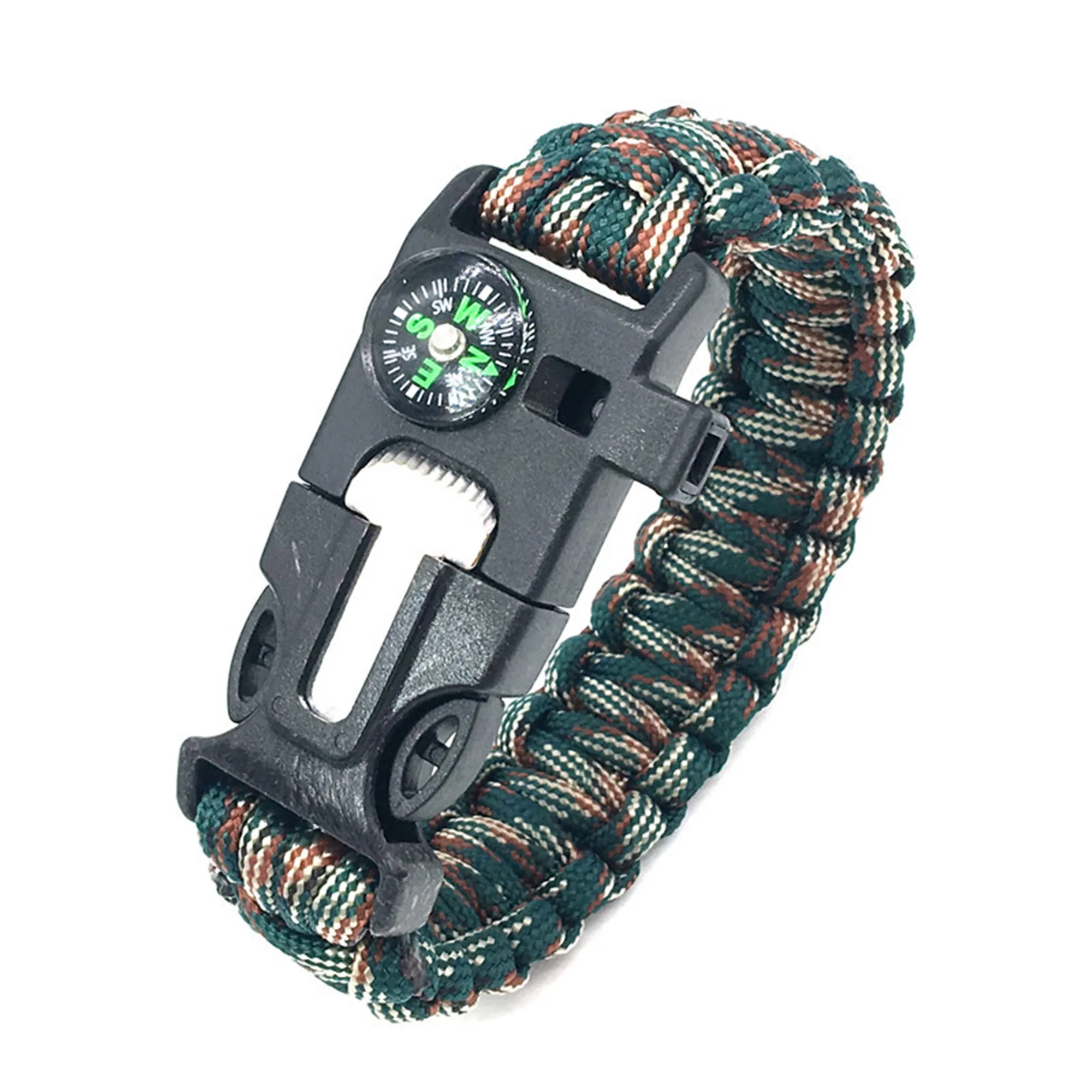 5-in-1 Outdoor Survival Rope Keychain 2