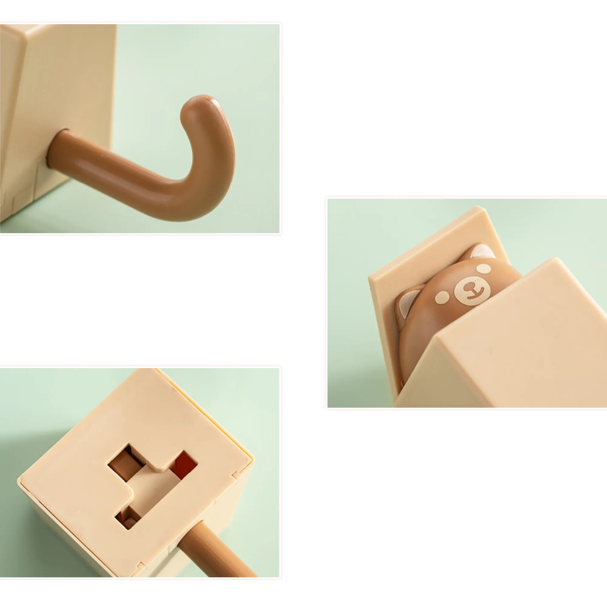 Cute Animal Hooks Adhesive Wall Hangers 5
