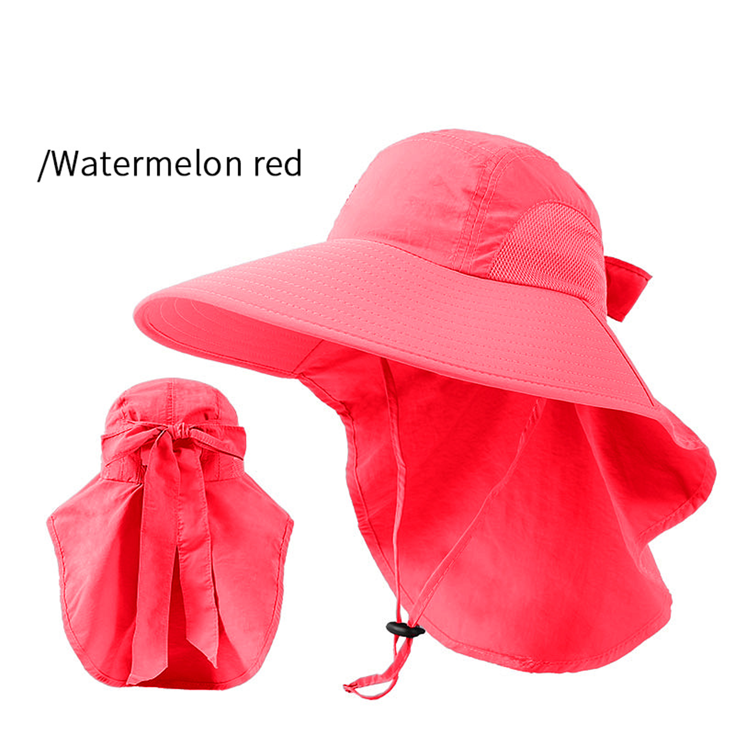Adult UV Protection Wide Brim Polyester Sun Hat 6