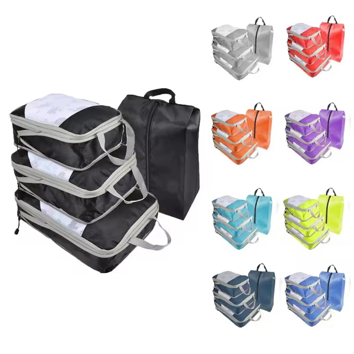 3 Pieces Travel Waterproof Packing Cube 3