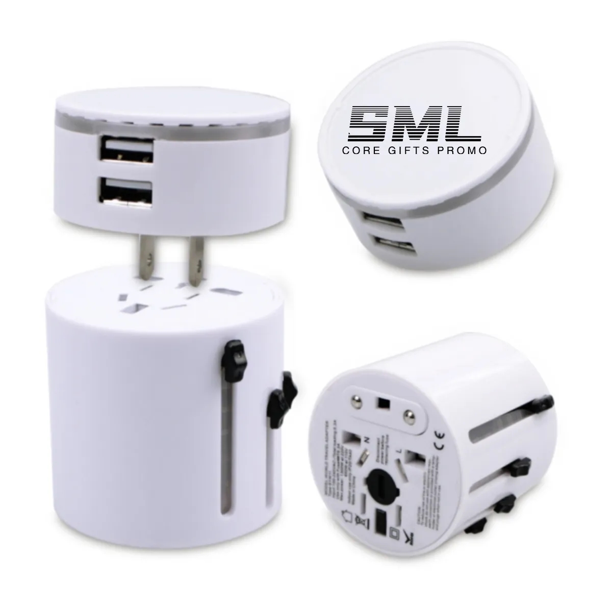 Worldwide All in One Universal Travel Wall Plug Adaptor 3