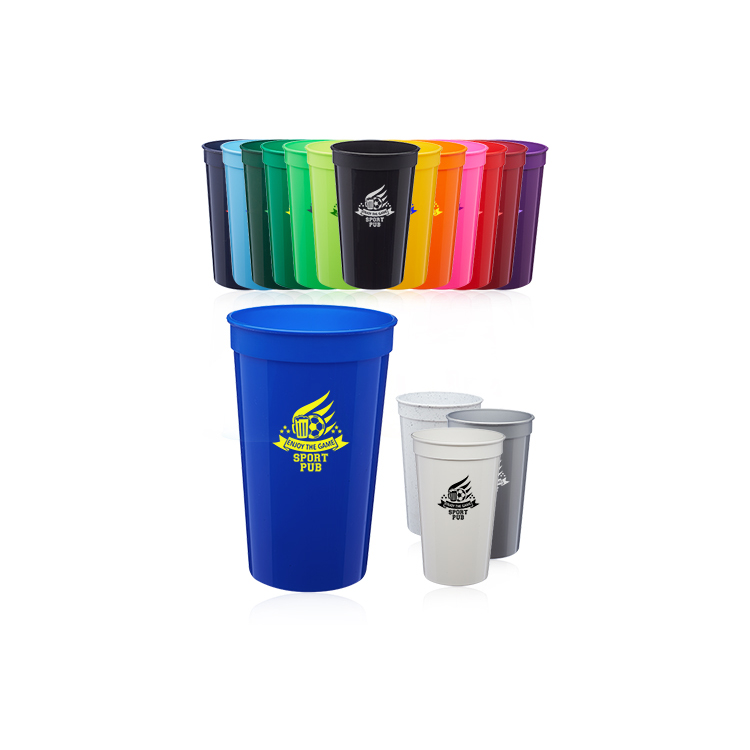 22 oz. Plastic Stadium Cup - USA Made 14