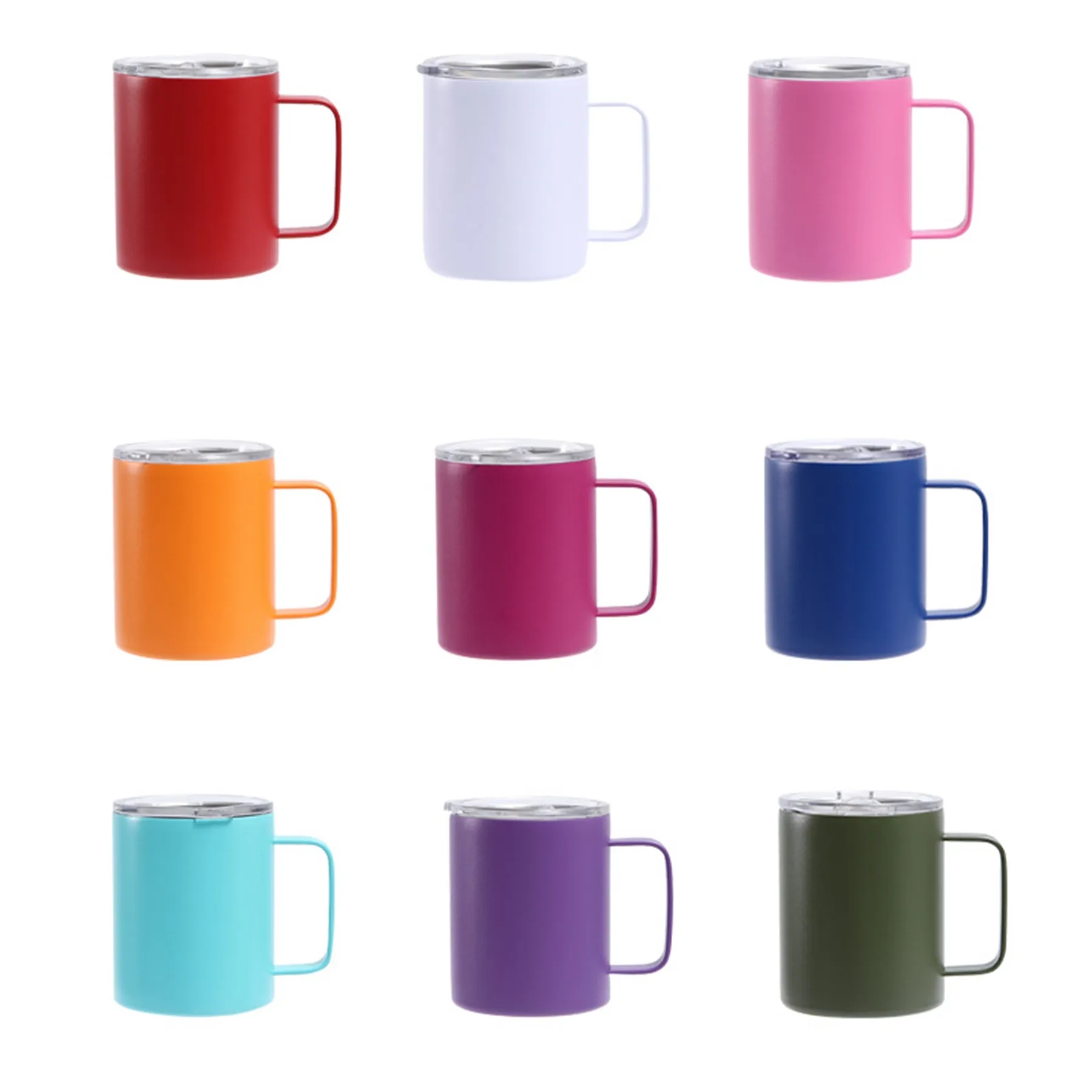12 Oz. Double Wall Stainless Steel Vacuum Coffee Mug 12