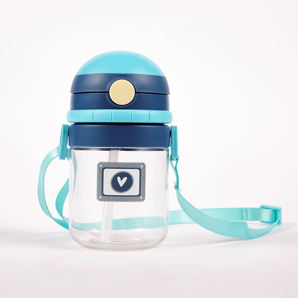 Kids Robot Water Bottle With Lanyard-12 oz 5