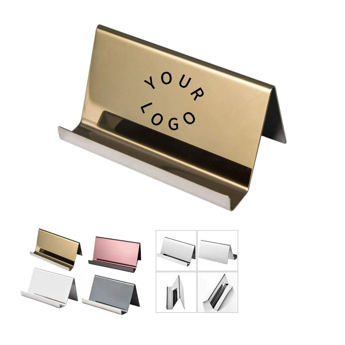 Professional Metal Card Holder for Desk Organization 3
