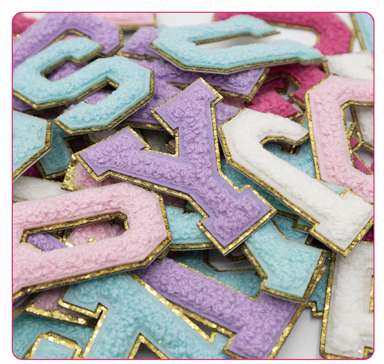 Letter Patches Self Adhesive Stickers for DIY 10