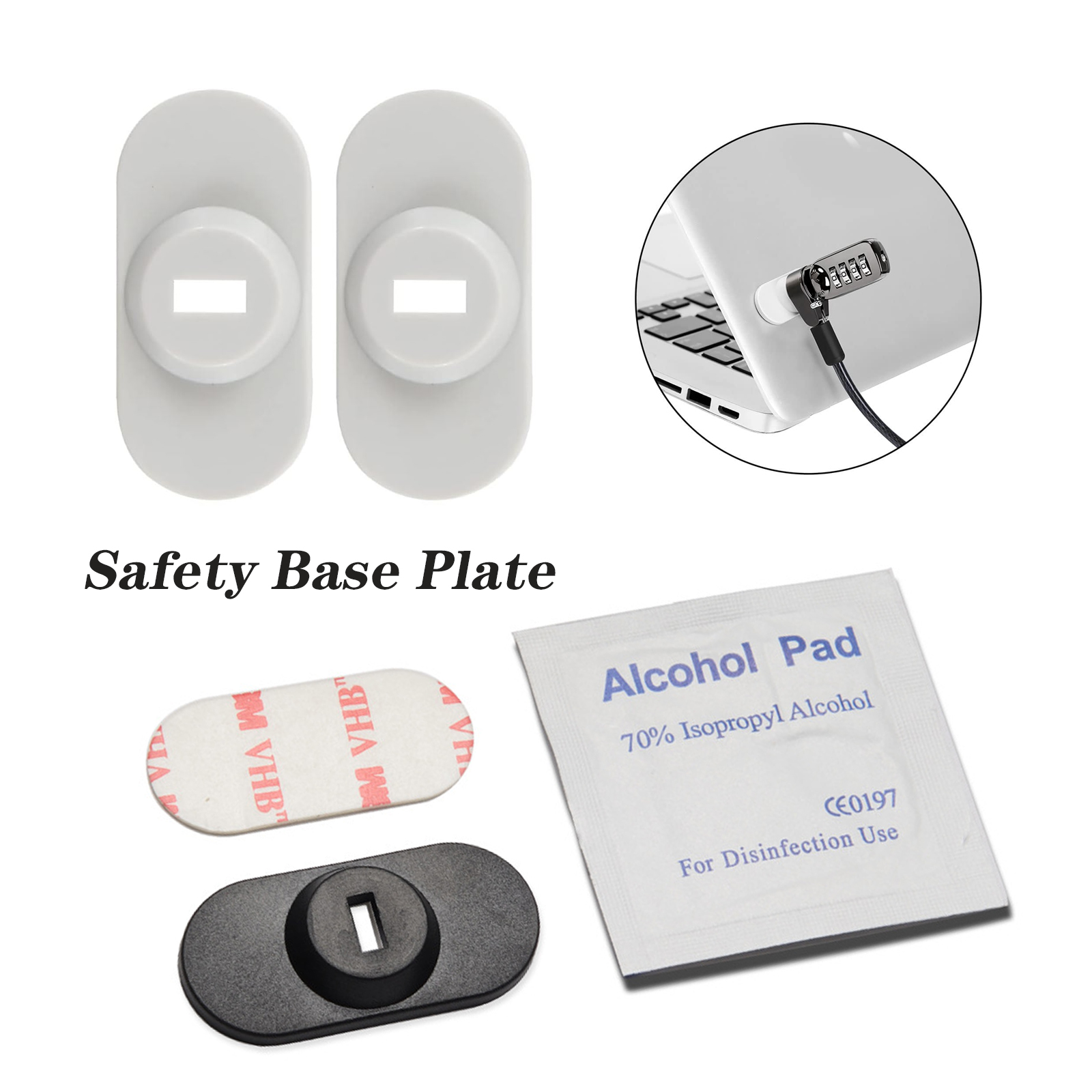 Anti Theft Self-Adhesive Security Plate