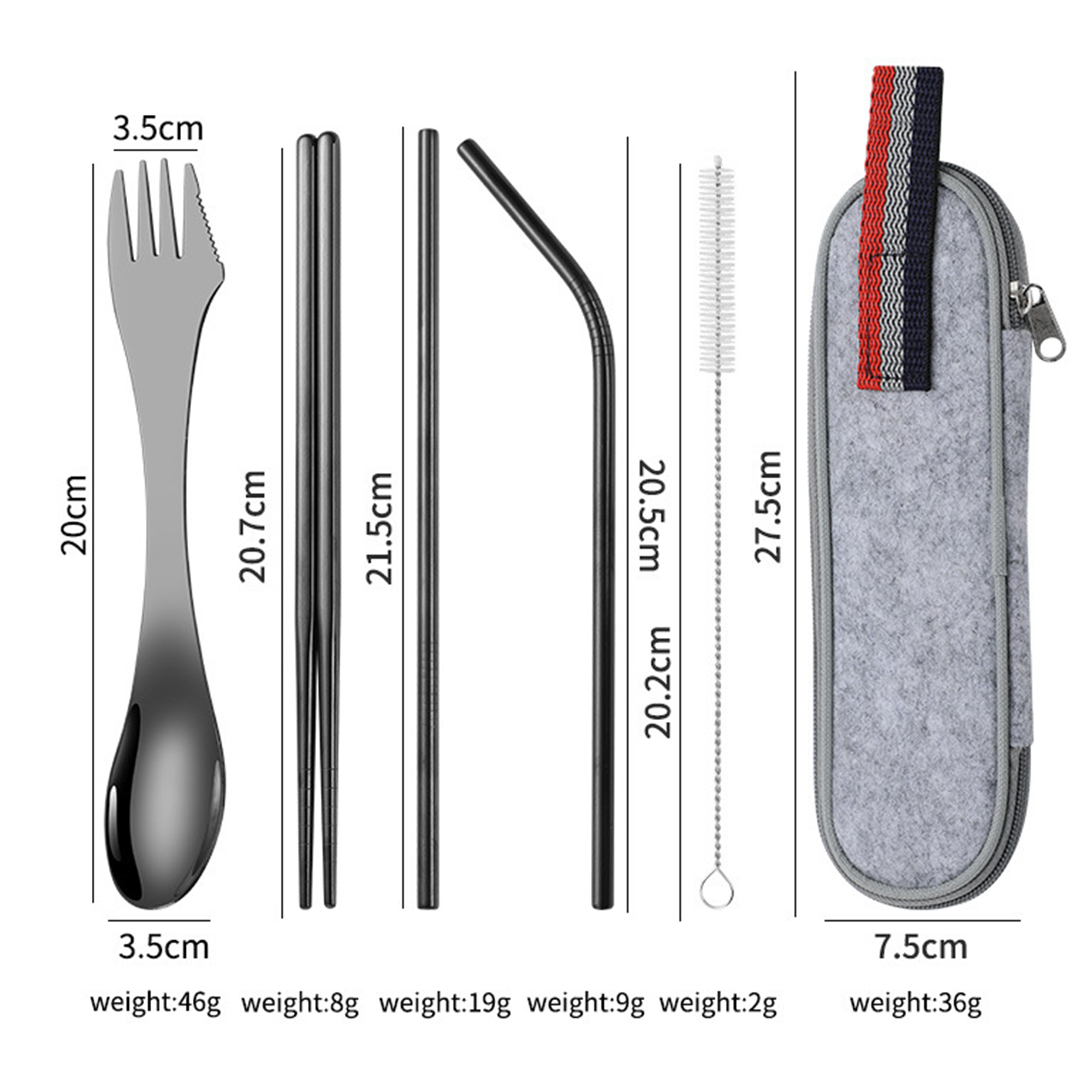 MOQ50 Stainless Steel Tableware Set 3