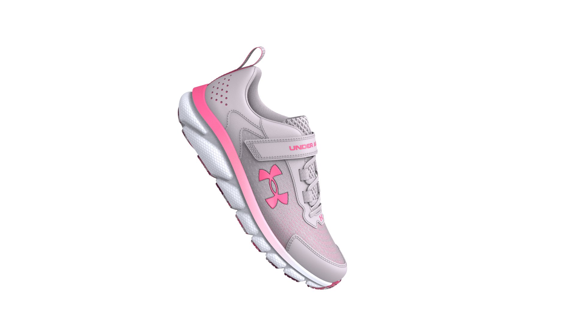 UA Assert 9 AC Girls' Pre-School Running Shoes 3