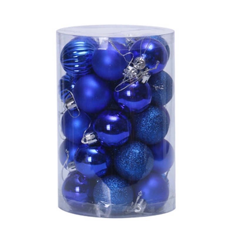 34Pcs Christmas balls set 4cm ornaments tree decor 12