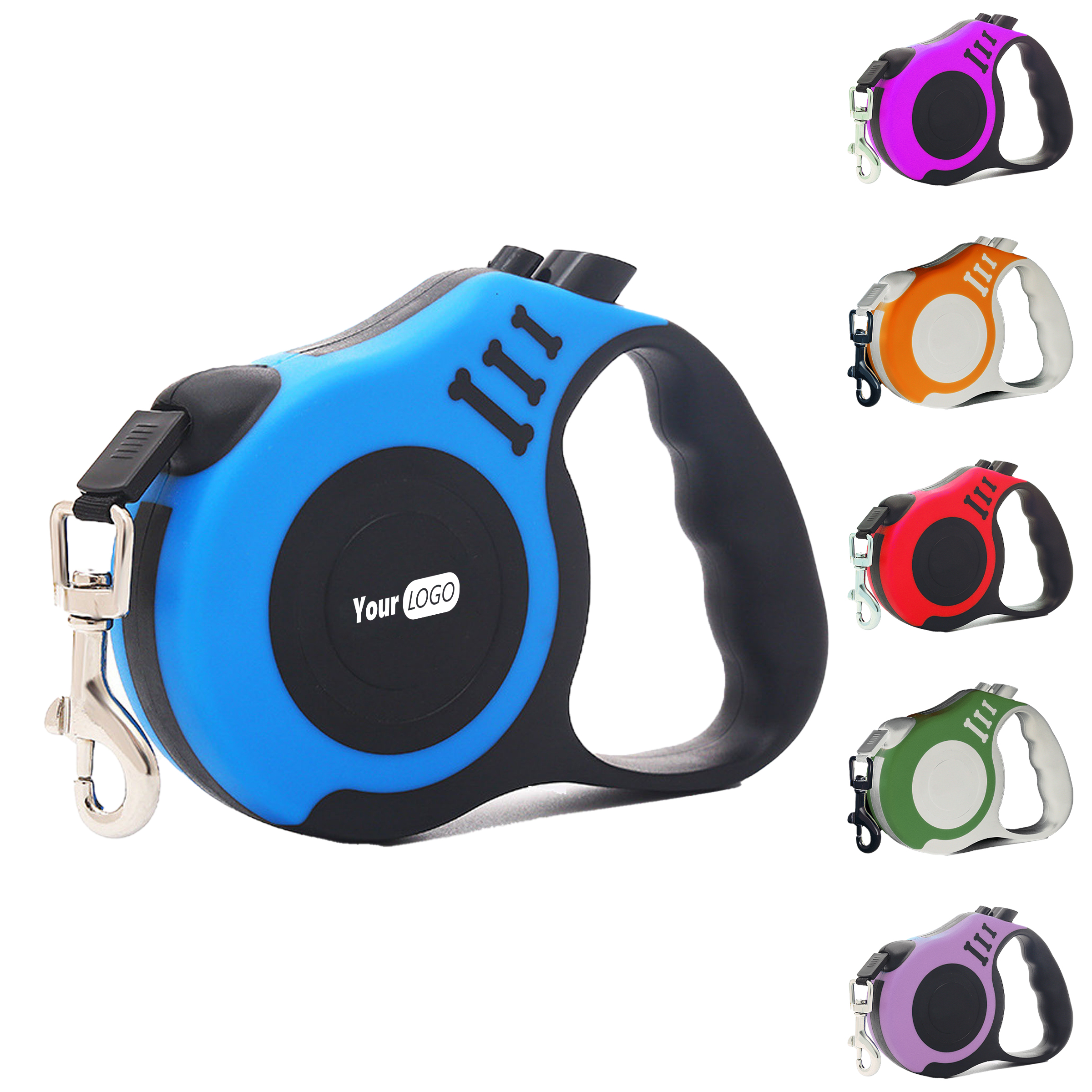 Plastic Durable And Customizable Retractable Pet Leash 2