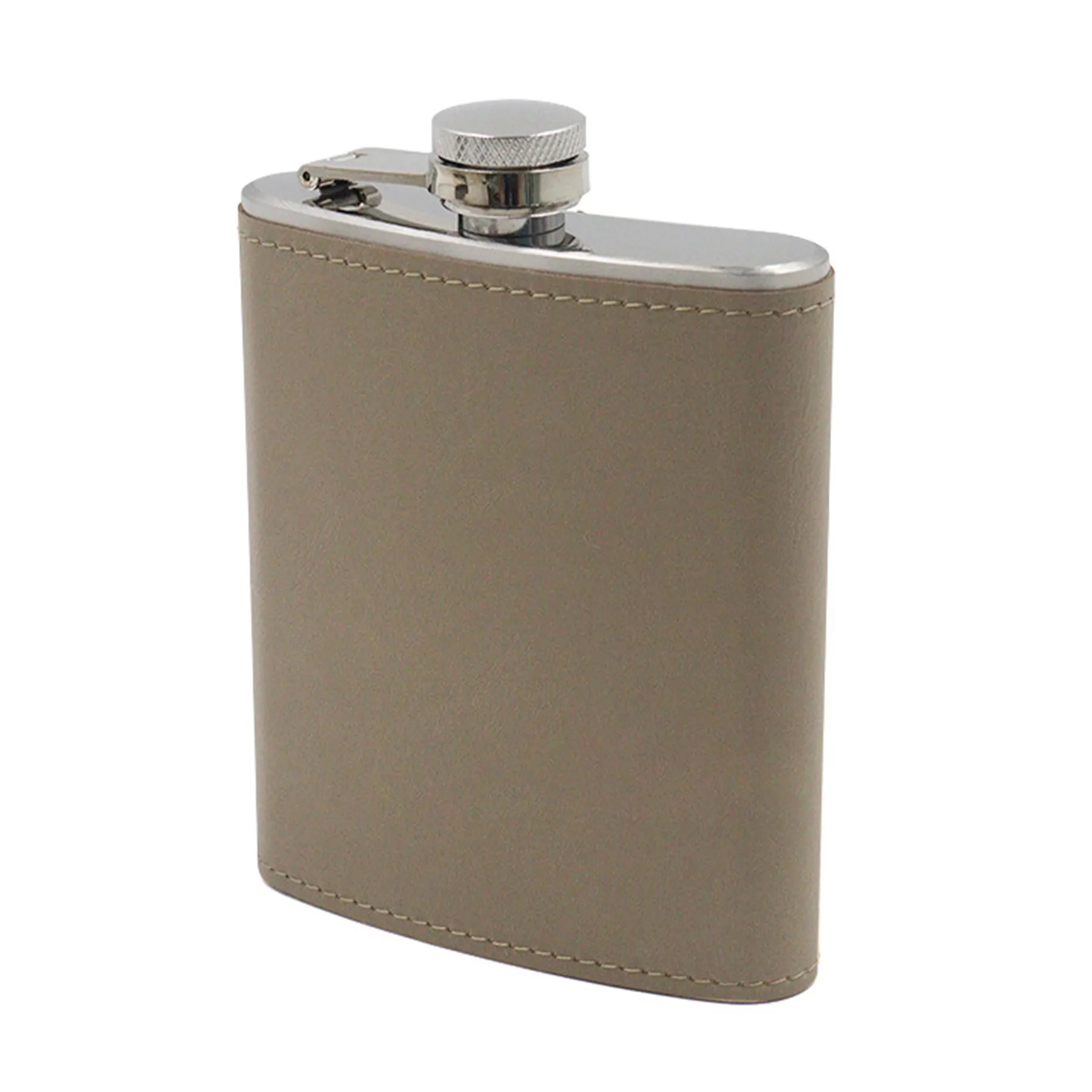 Leather Flask, custom water bottle with logo imprint 4