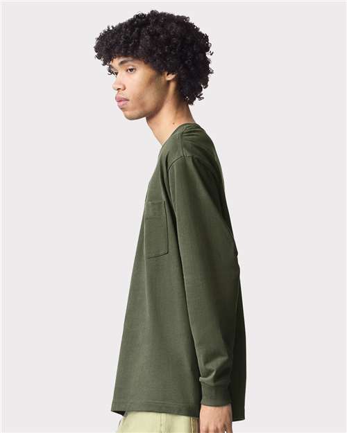 Unisex Super Heavyweight Long Sleeve Pocket Tee - 9410 50