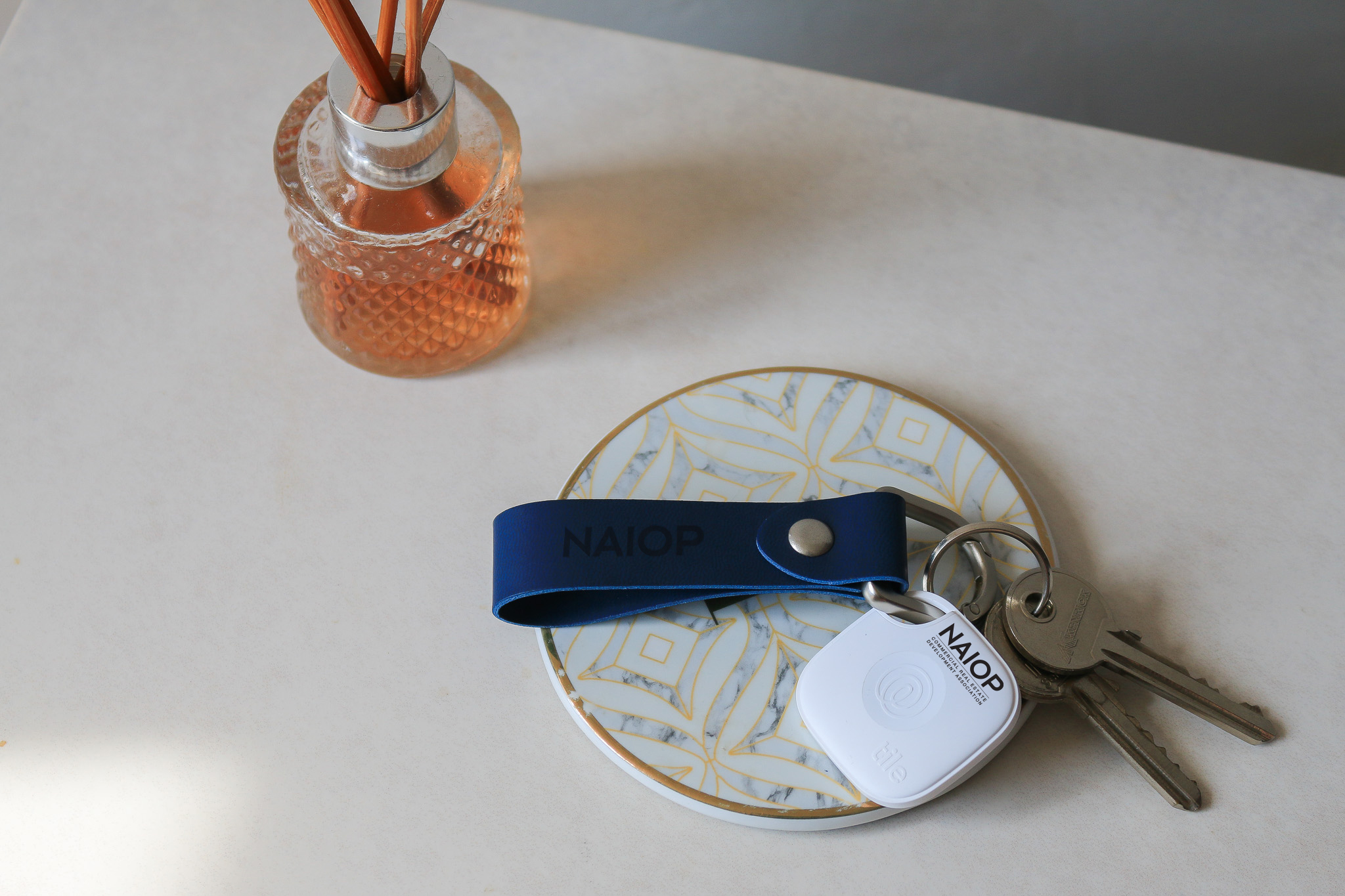 New Tile Mate with Vegan Leather Key Fob 39