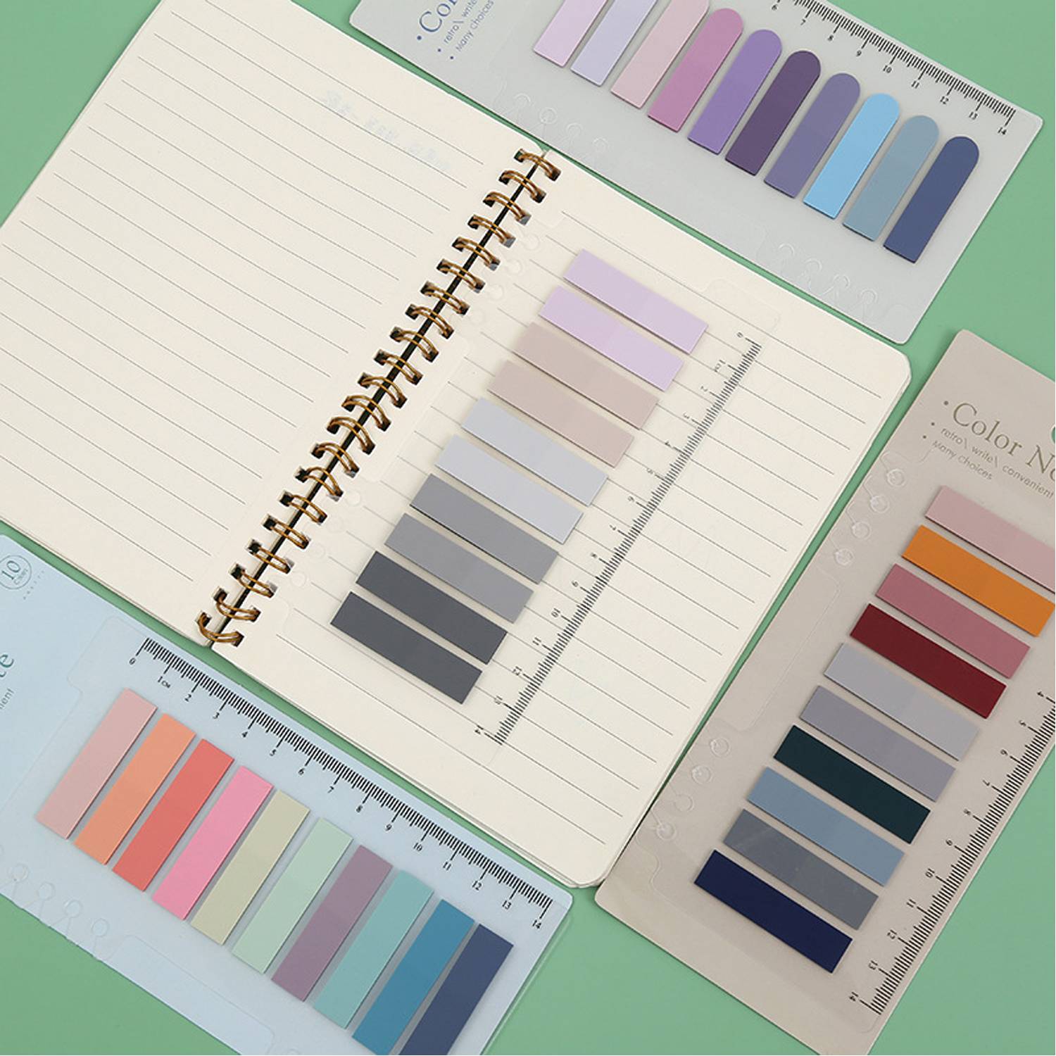 Multi Colored Marking Transparent Ruler Index Sticker 4