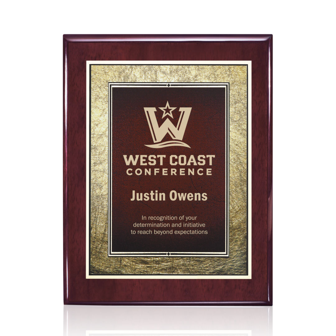 Oakleigh/Tamara Plaque - Rosewood/Burgundy 1