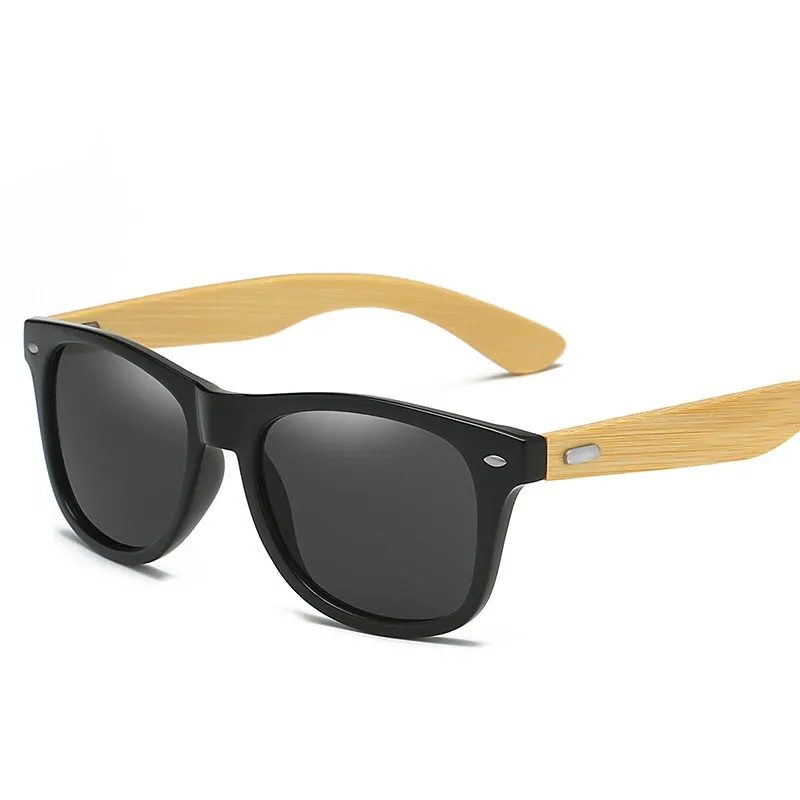 Polarized Wood Glasses Men Wooden Bamboo Sunglasses 3