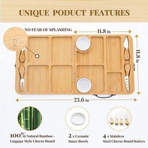 Foldable Cheese Board Knife Set 5