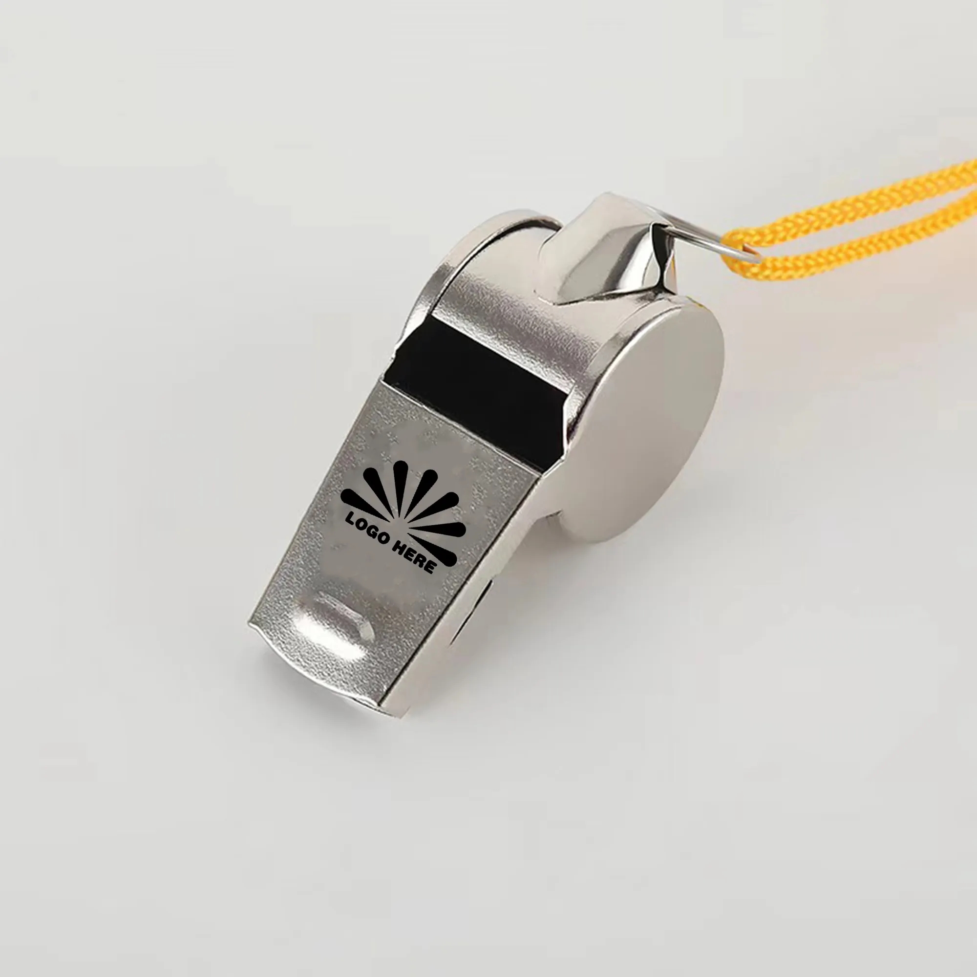 Stainless Steel Survival Whistle With Customizable Logo 1