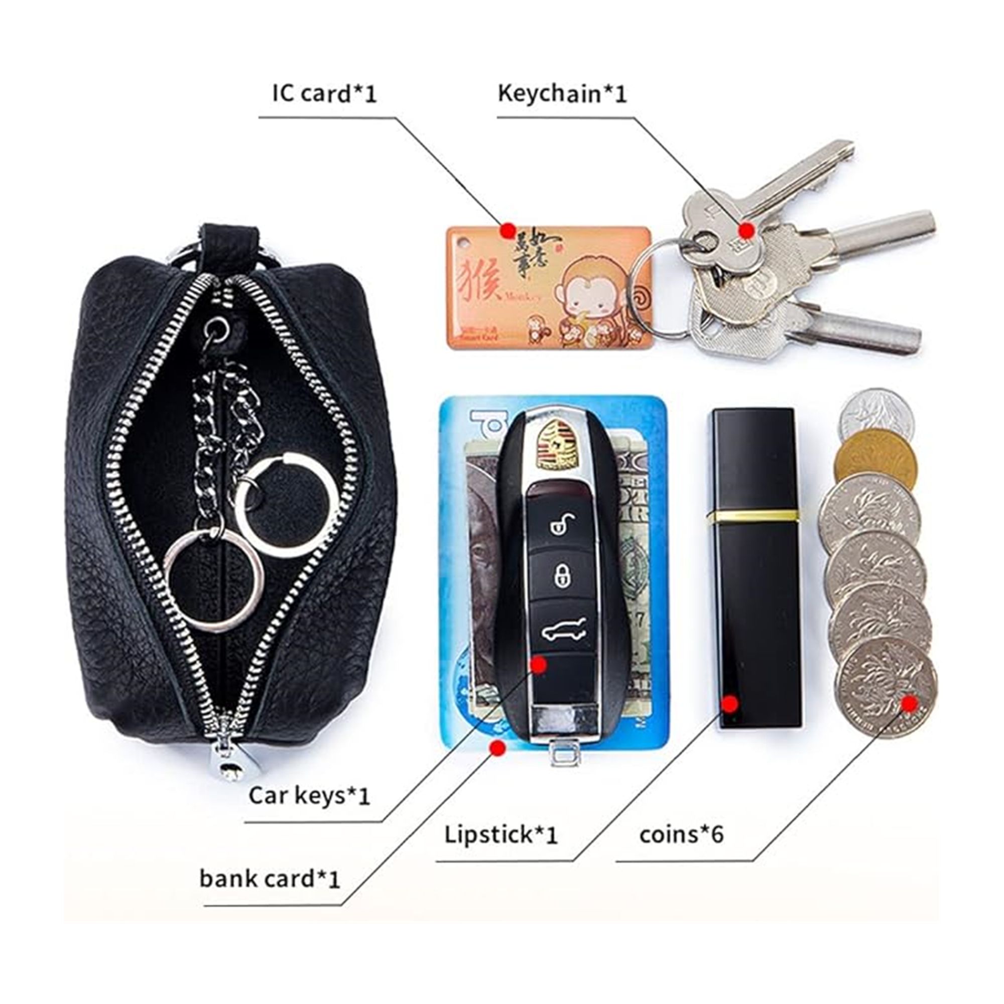 Leather Coin Pouch For Women 4