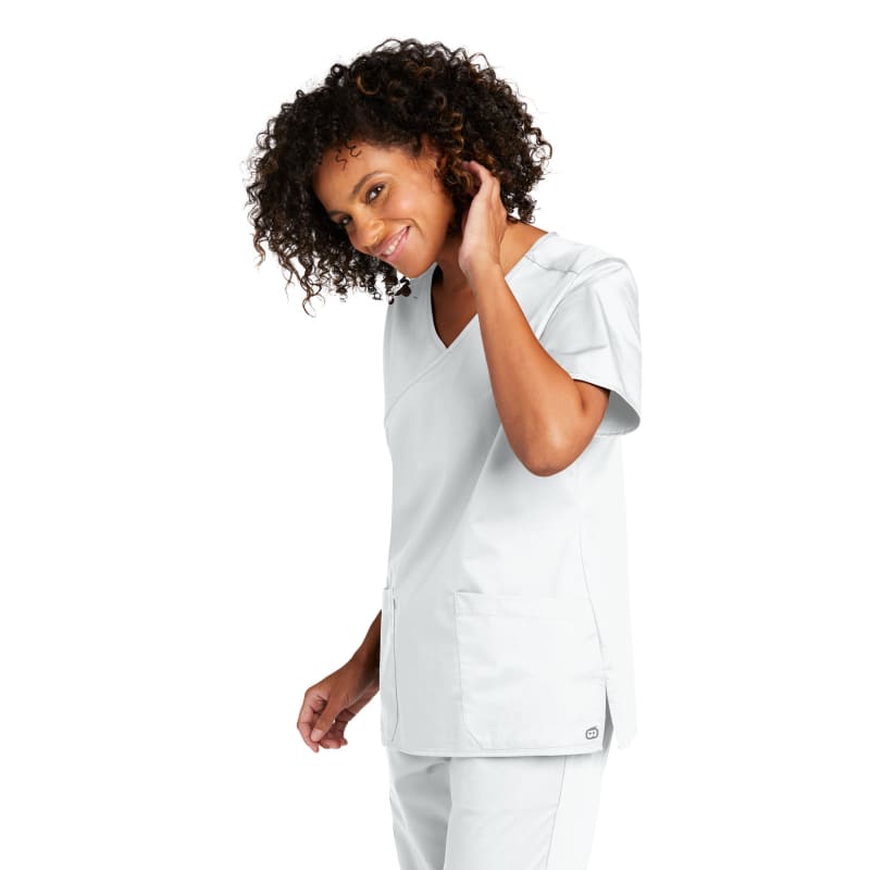 WonderWink Women's WorkFlex Mock Wrap Top 9