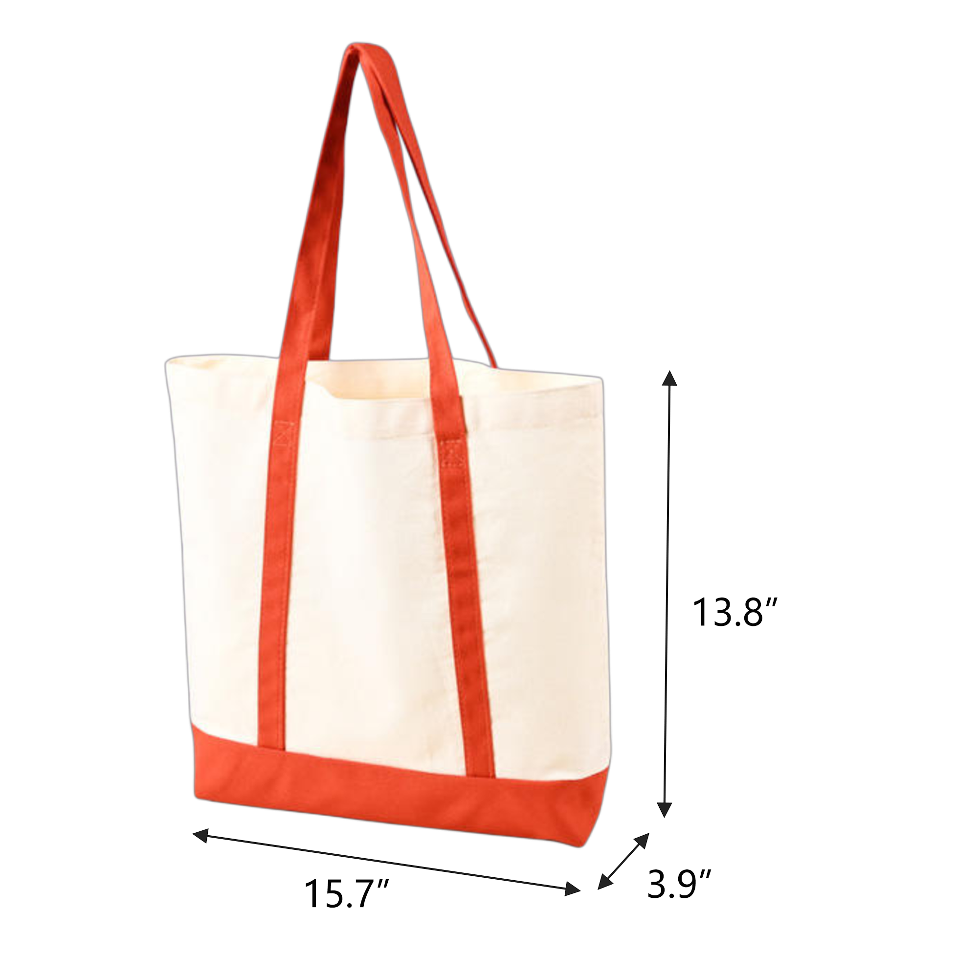 Canvas Shopping Tote Bag, custom tote bag with logo imprint 2
