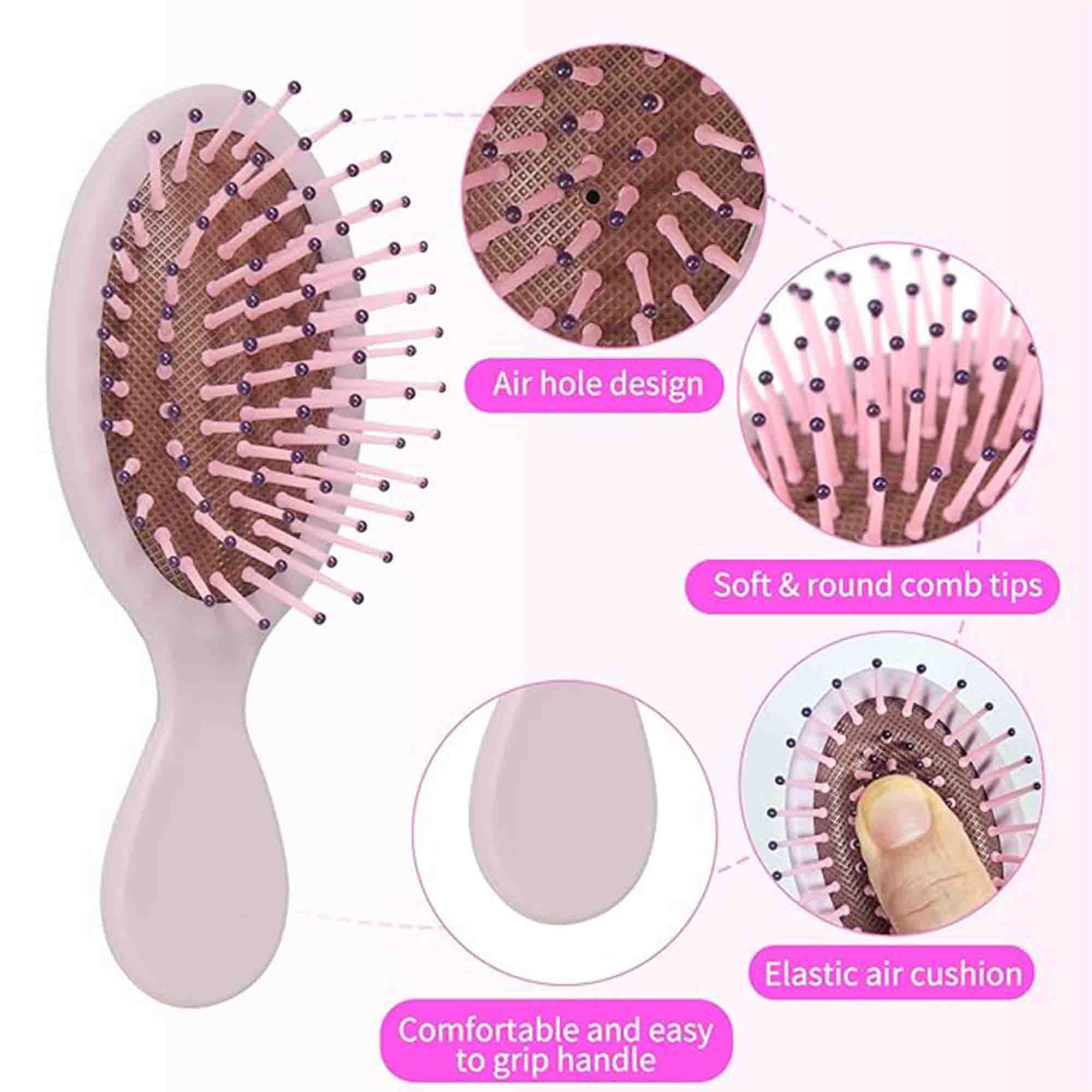 Plastic mini hair brush 1