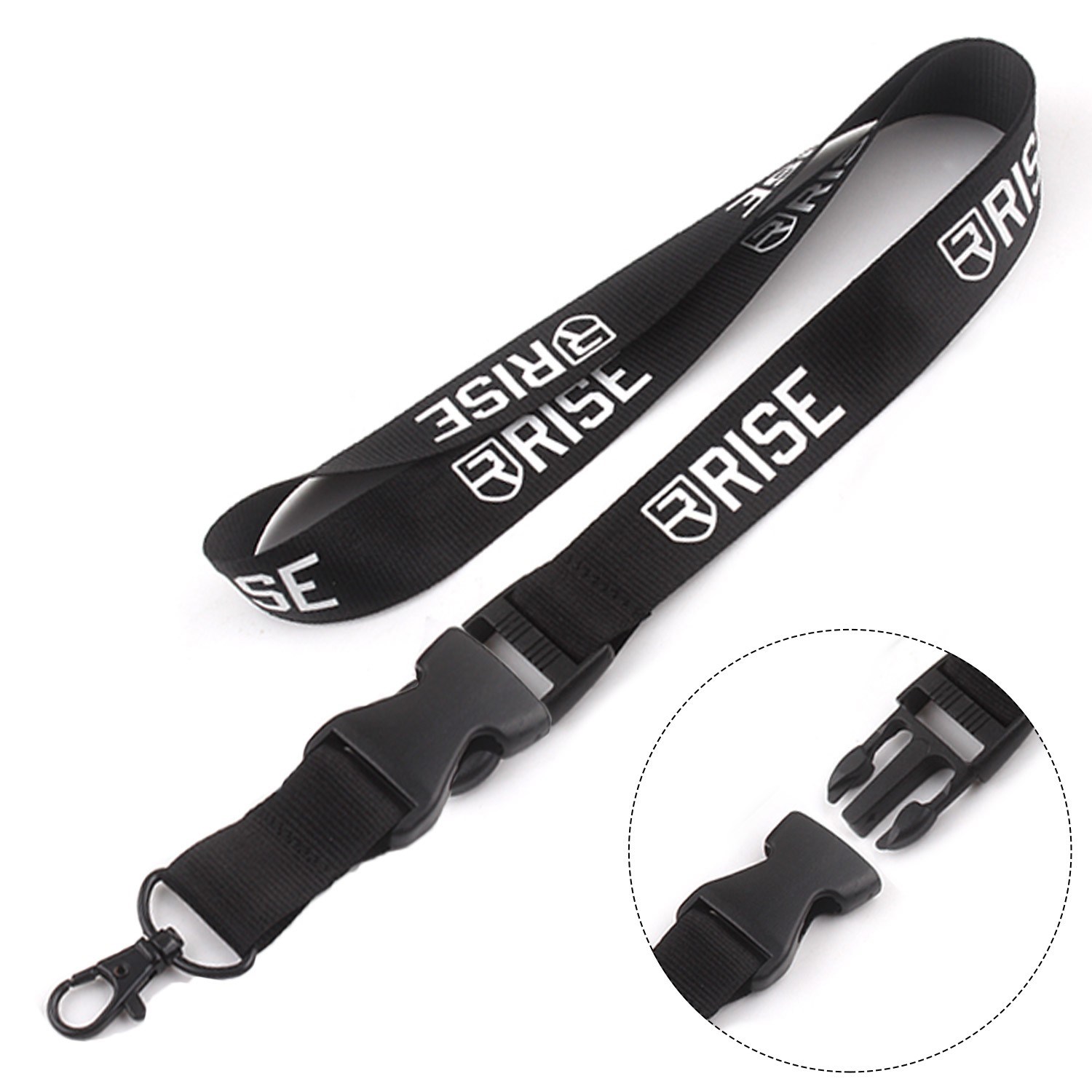 Polyester Lanyards with Detachable Buckle Release 1