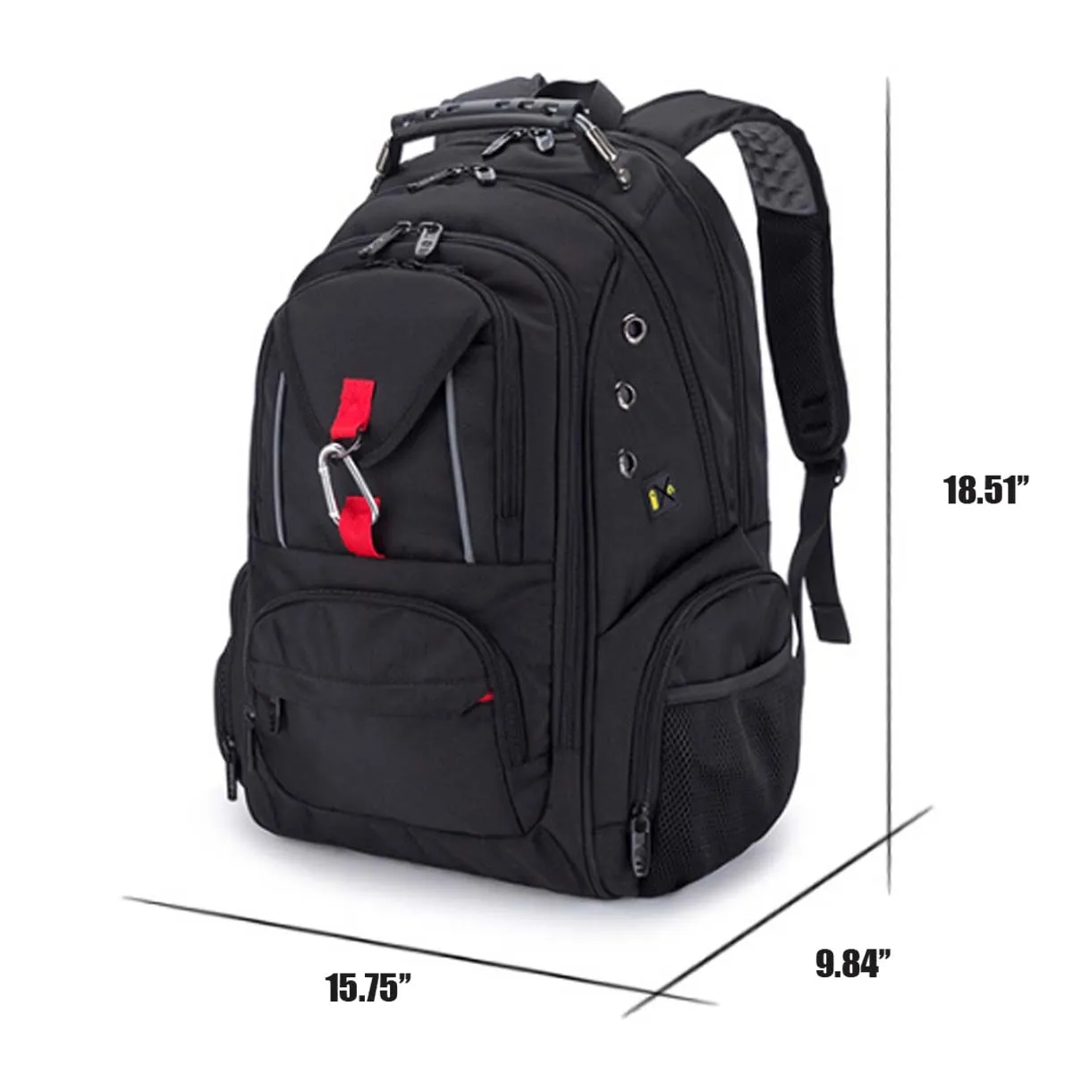 17 Inch Large Capacity Heavy Duty Travel Laptop Backpack 7