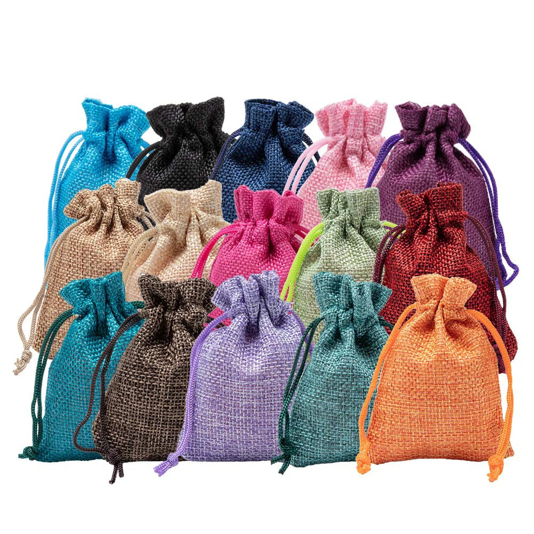Jute Hemp Bag Drawstring Pouch 8