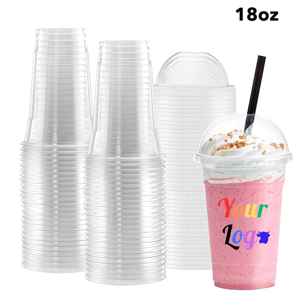 18oz Disposable Plastic Clear Cups