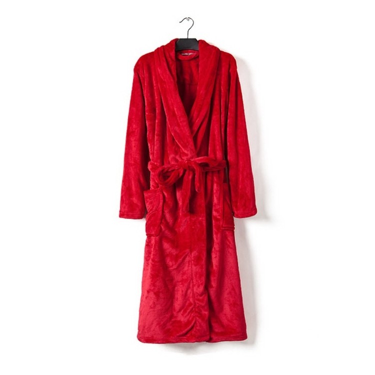 Coral Fleece Bathrobe 2