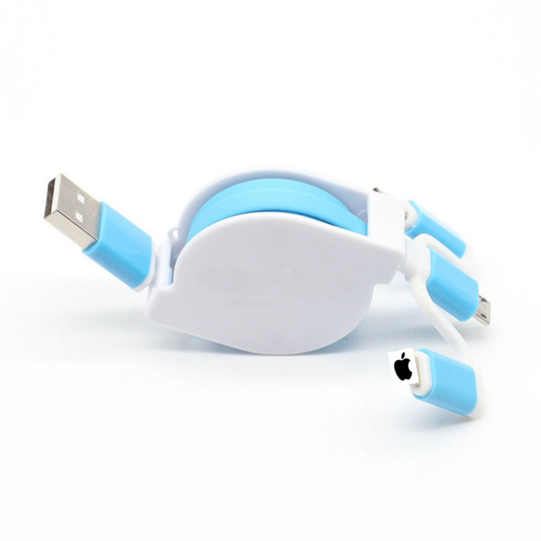3 in 1 Telescopic Mobile Data Cable 2