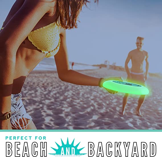 175 Gram Environmental Protection Pe Luminous Frisbee 3