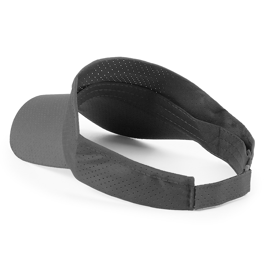 Stock Solid Color Perforated Polyester Visor 20