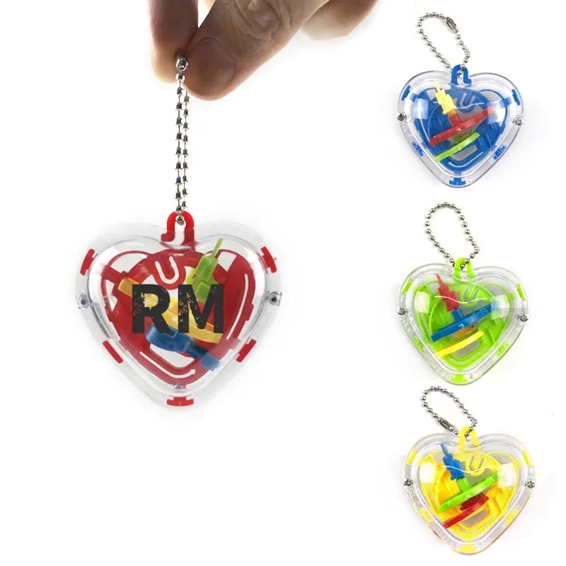 3D Puzzle Toy Maze Ball Keychain 4