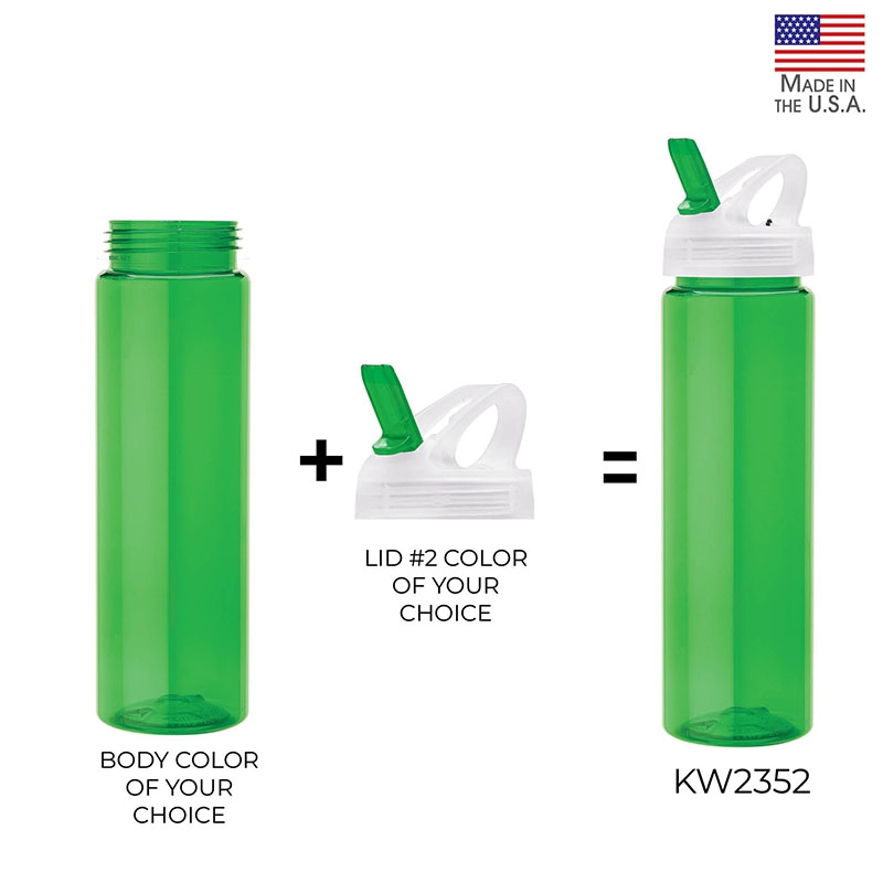 Newport 25 oz. PET Bottle with Flip Spout 3