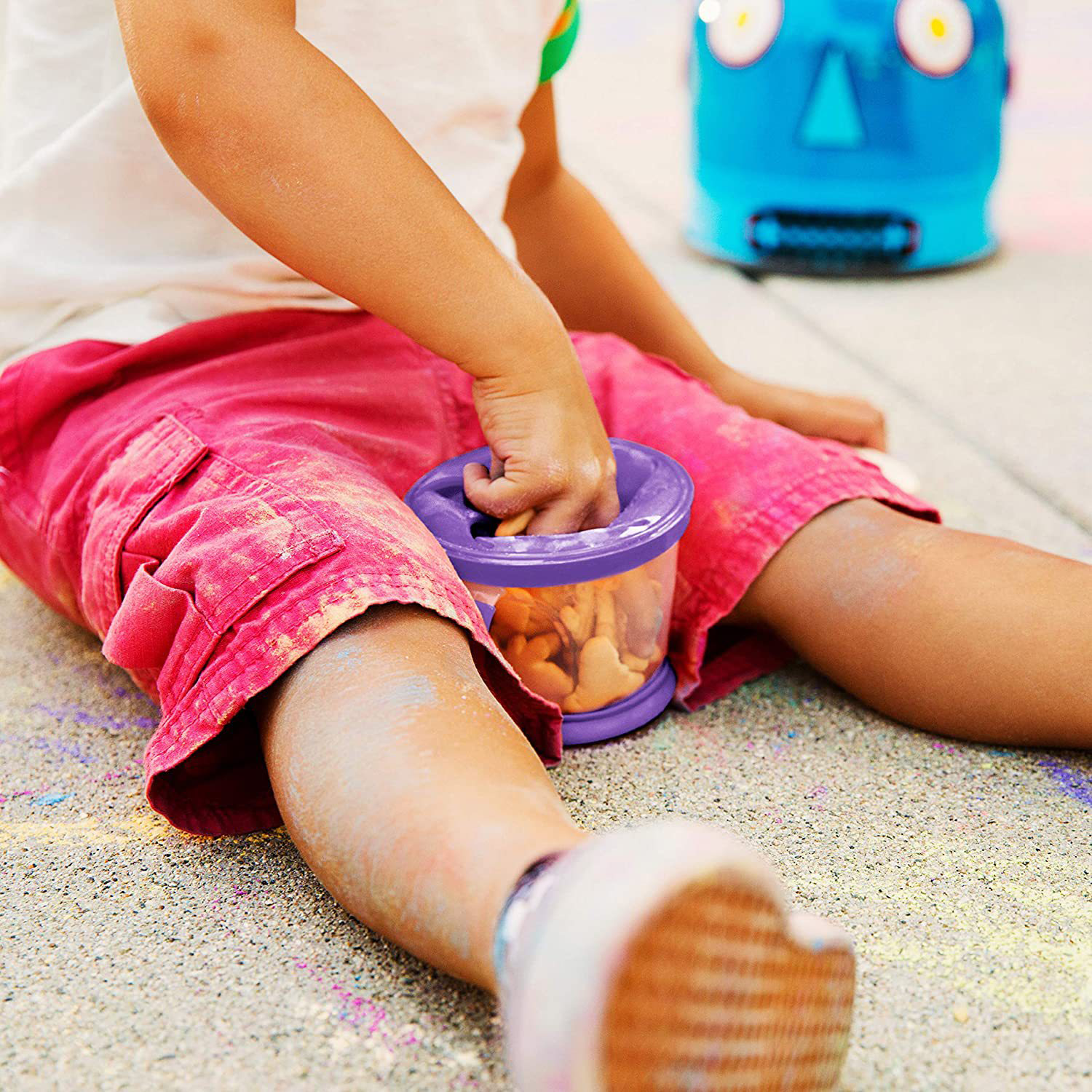 Spill Proof Toddler Snack Cup Containers 5