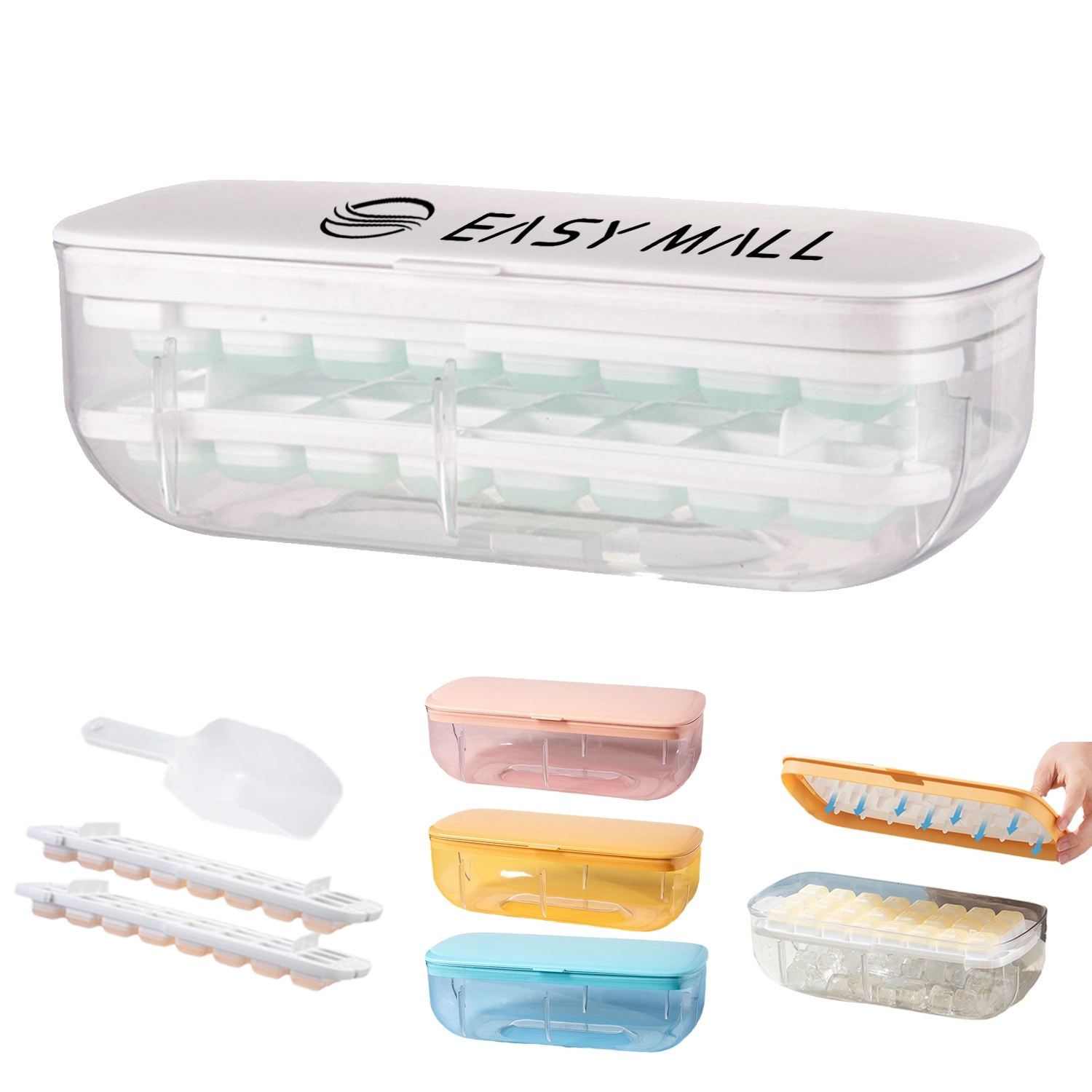 Silicone Ice Cube Tray 4