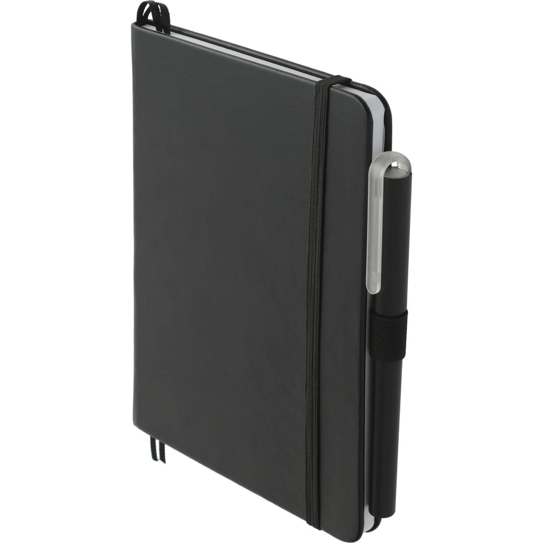 5" x 7" Recycled Bulleting Bound Notebook w Pen 24