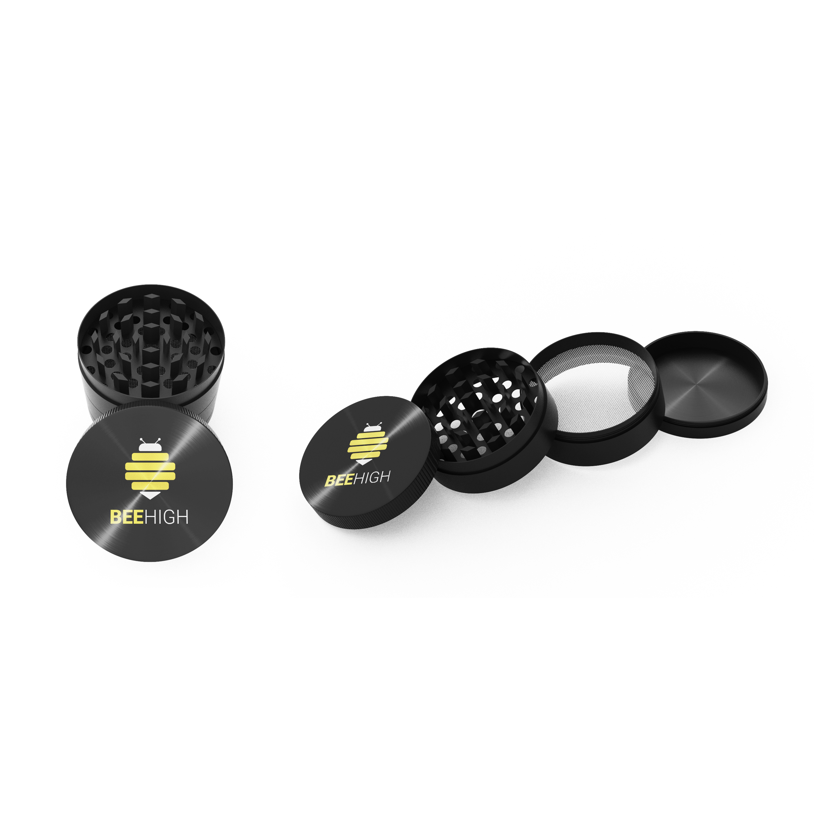 50 mm Custom Metal 4 Piece Grinder 10