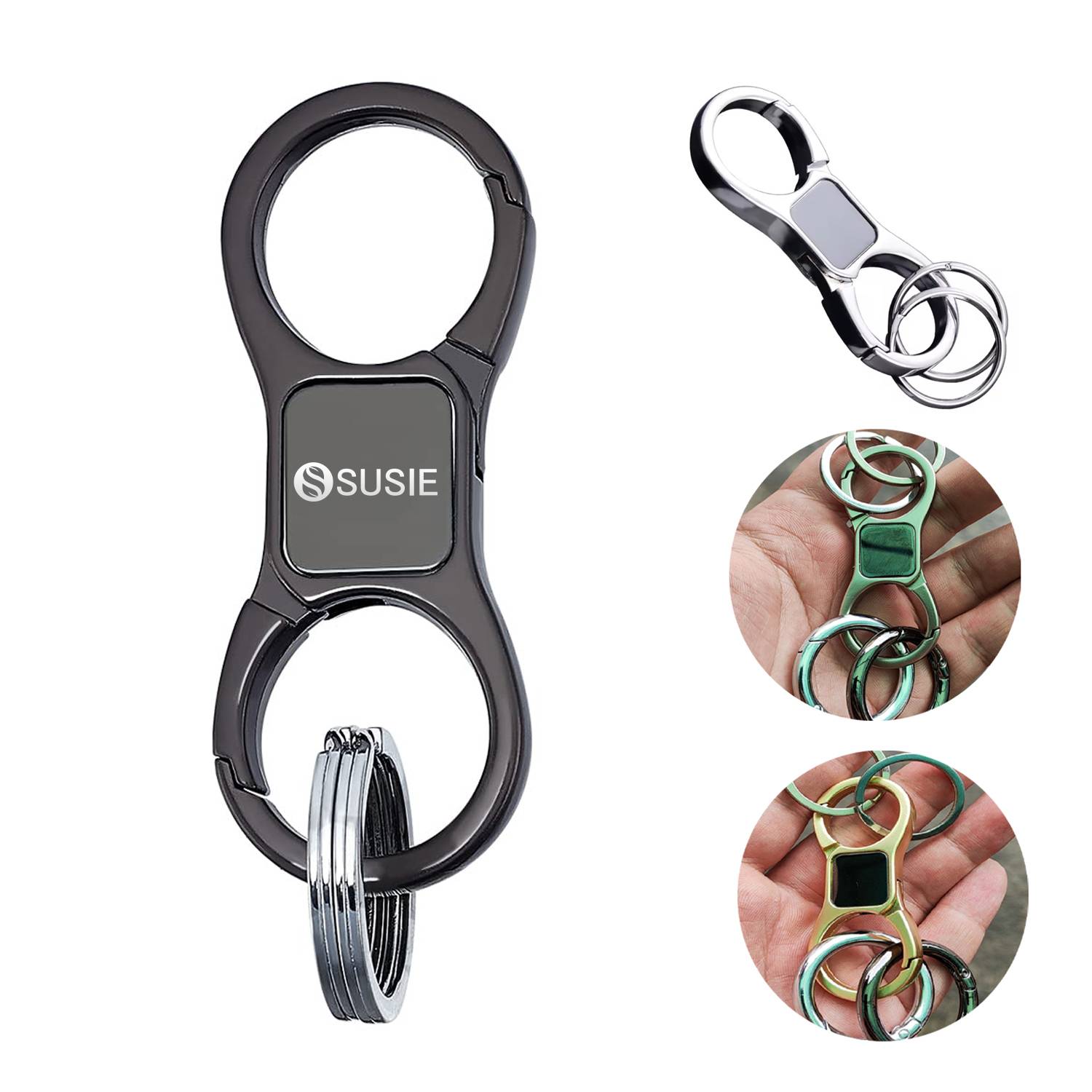 Fashion Business Simple Metal Key Chain