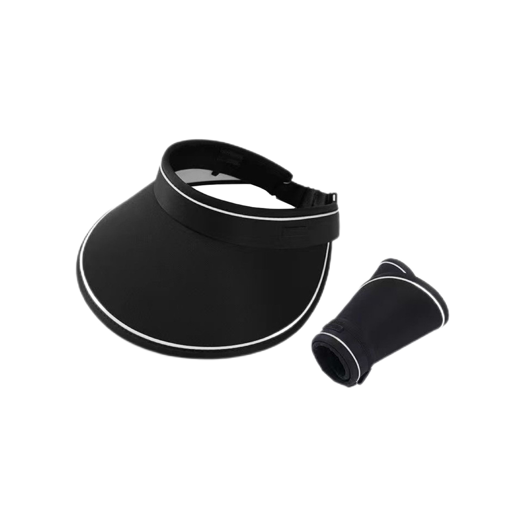 Foldable Wide Brim Sun Visor Hat with UV Protection 7