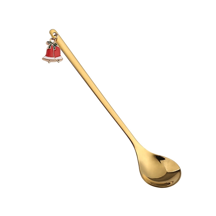 Christmas Stainless Steel Coffee Spoons Set 4