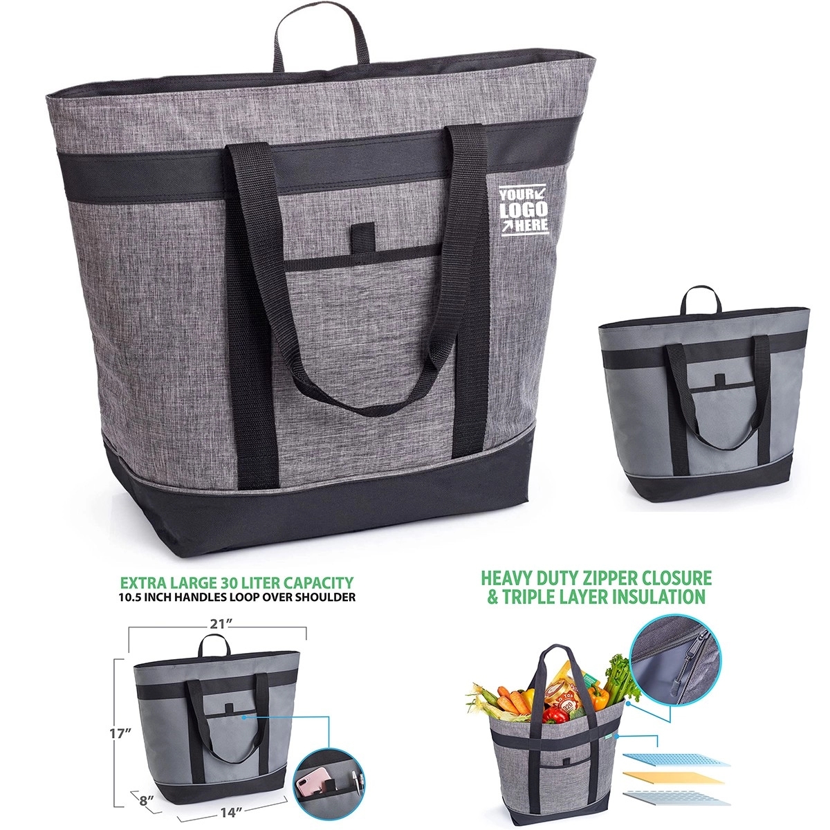 Insulated Cooler Bag for Travel Beach Sports 4