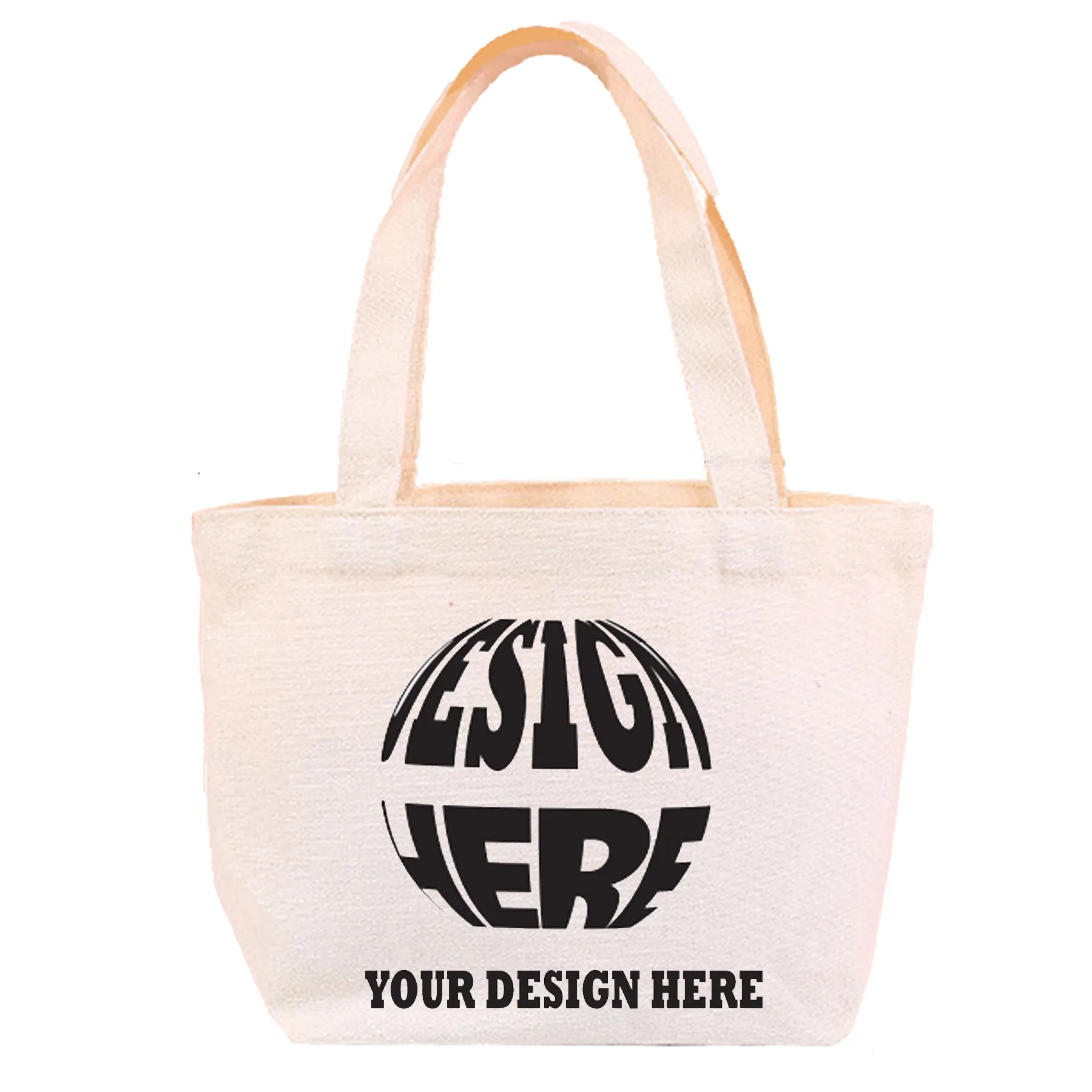 12 OZ Cotton Canvas Grocery Tote Bag 2