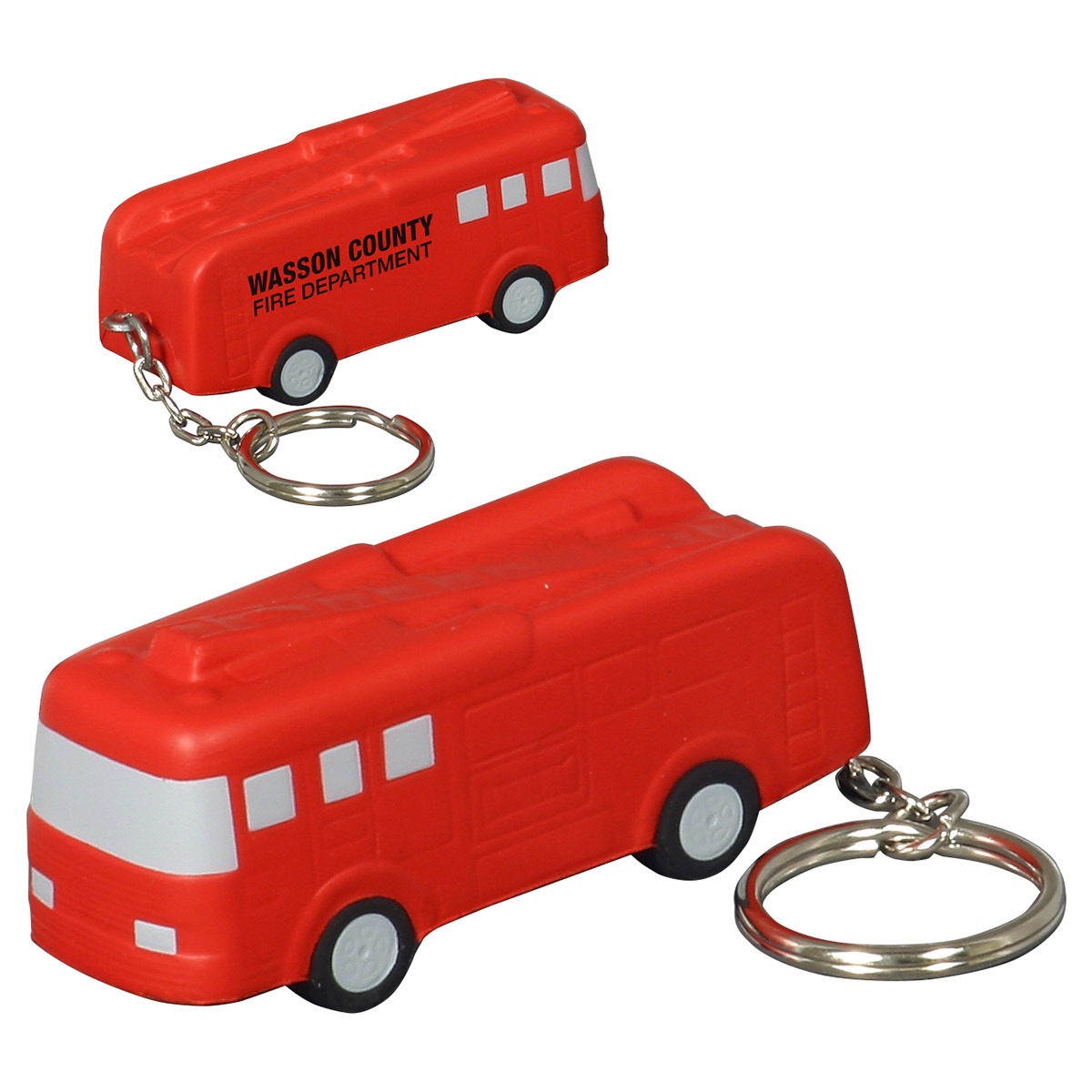 Fire Truck Stress Reliever Key Chain 5